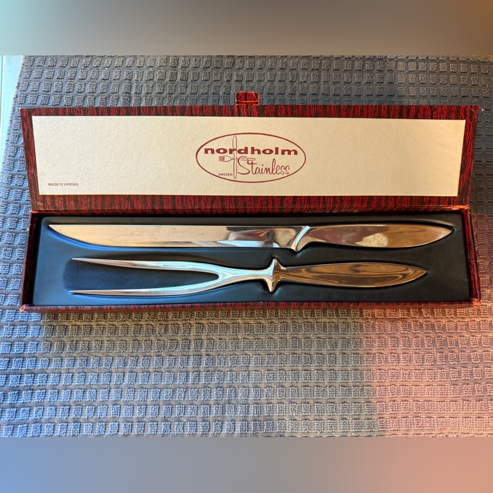 Vintage Nordholm Swedish Carving Set